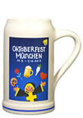 Offizieller Oktoberfestkrug 2012 ohne Deckel