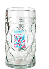Offizieller Wiesn Isarseidel - 1,0 Liter Masskrug zum Oktoberfest 2019