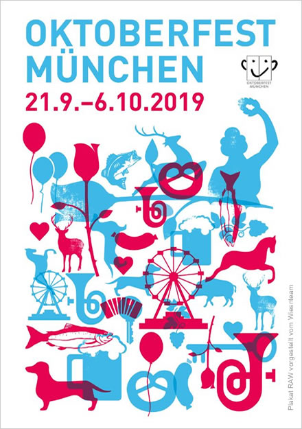 Wiesnplakat - Plakat vom Oktoberfest 2019