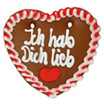 Lebkuchenherz - Ich hab Dich lieb